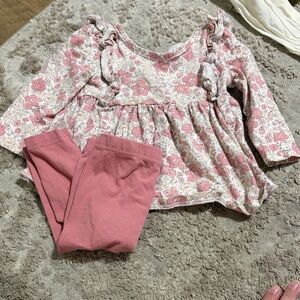 Floral Pink Kids Matching Set